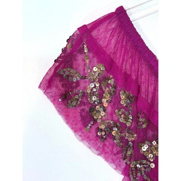 Free People Elisas Off The Shoulder Top in Plum Size XS - Picture 5 of 7